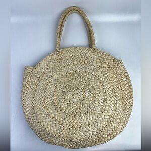 Maud Fourier Paris X Anthropologie Straw Tote Bag